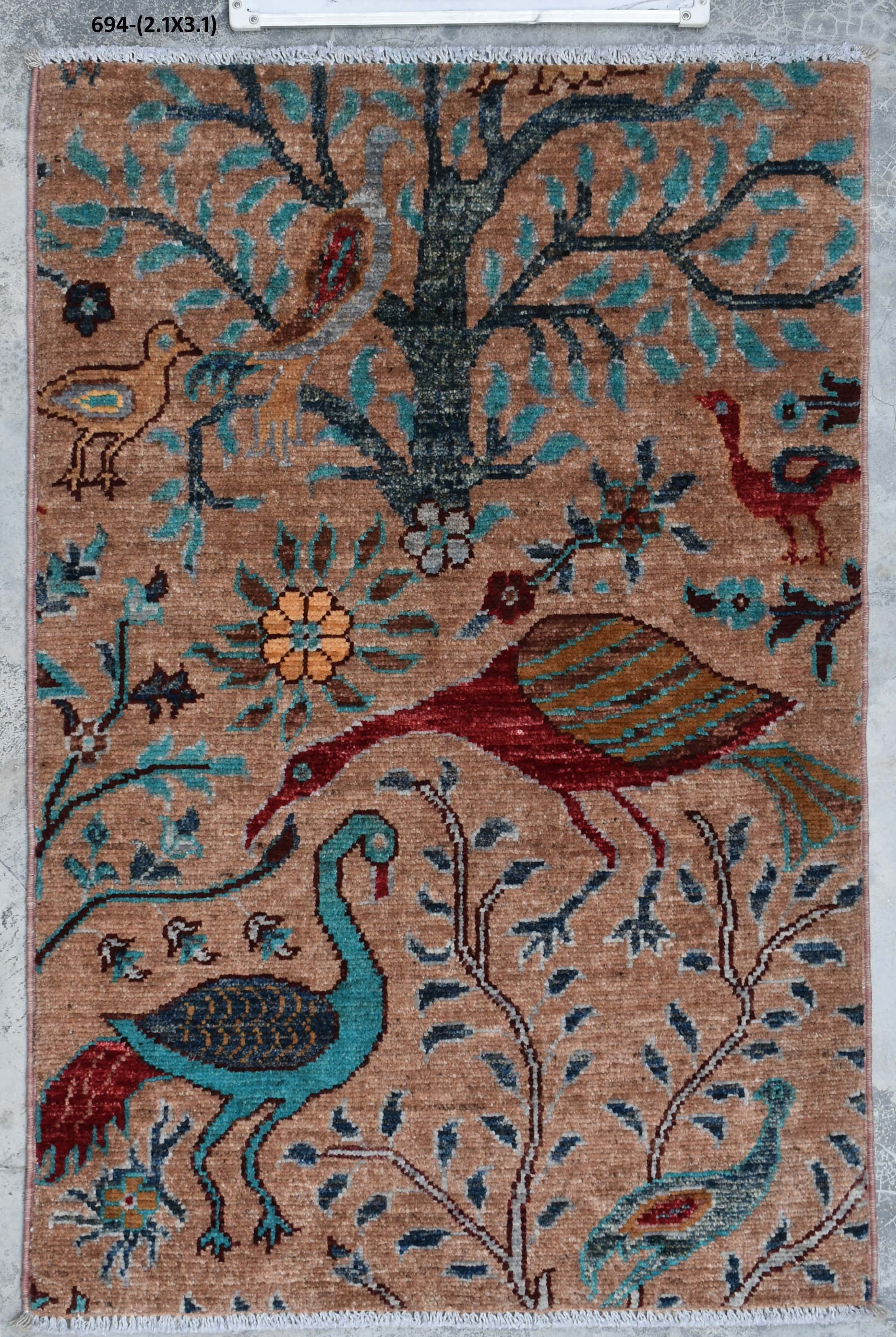 DNI HOME handmade rug 694, size 2.1 x 3.1